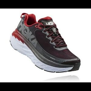 Hoka One One Bondi 5 Men's Size 12 Red Grey